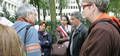 Sonia Gunénine et Jean-Claude Kennedy, maires adjoints, devant l'inspection académique à Créteil le 8 septembre dernier.