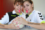 Les soeurs Bezahaf, arbitres de handball