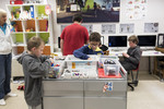 Atelier "Lego robotique" à l'Exploradôme.
