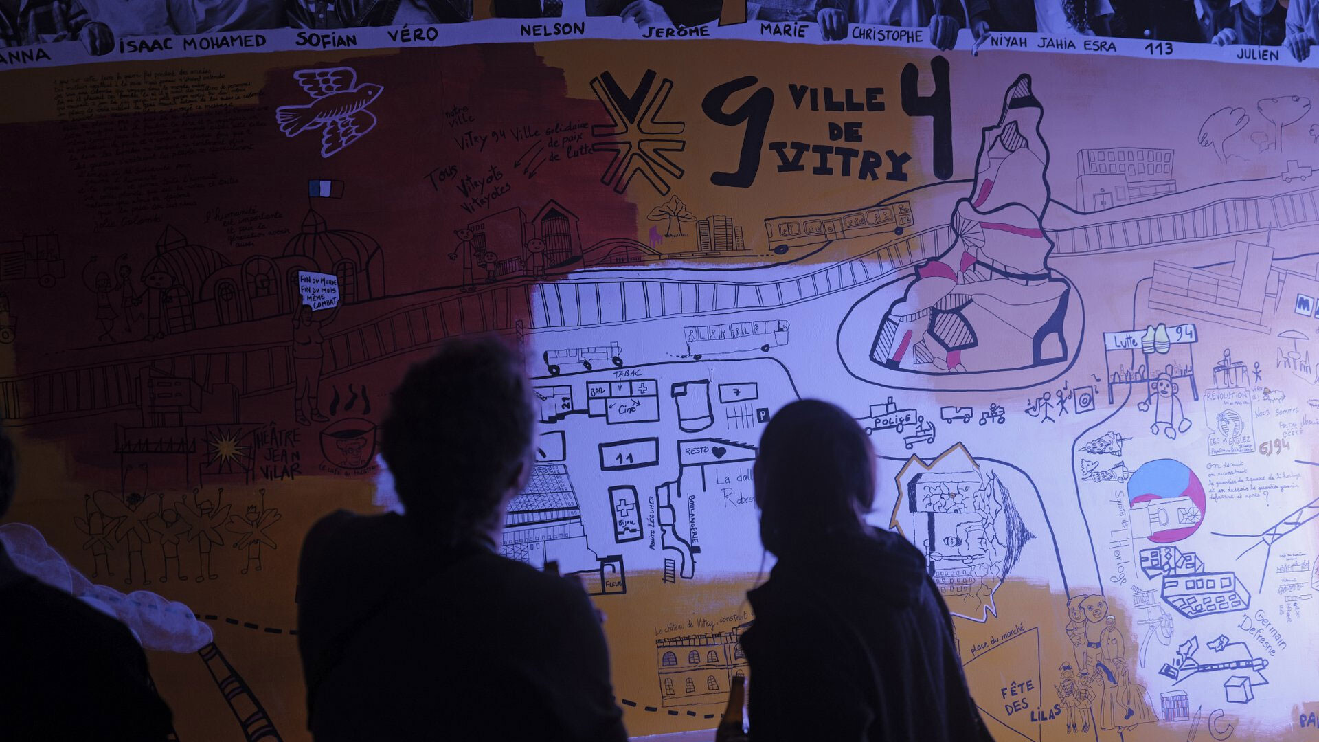 Décembre 2025 Fresque réalisée dans le cadre du projet Mosaïque.