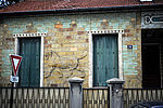 Façade de la maison aux lions, rue Camille-Groult © Sylvain Lefeuvre