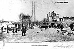 Le pont en cours de réalisation © Archives municipales