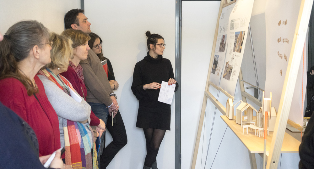 Le 8 mars, 11 étudiants du diplôme supérieur d’arts appliqués de Chérioux faisaient découvrir leurs projets de Maison des projets hors les murs.