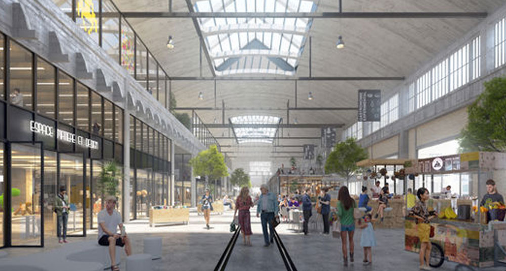 e projet Démonstrateur Métropolitain : l'innovation numérique partagée de Linkcity Île-de-France pour l'aménagement des halles SNCF aux Ardoines, à proximité de la future gare multimodale et d’un futur territoire mixte de 650 000 mètres carrés