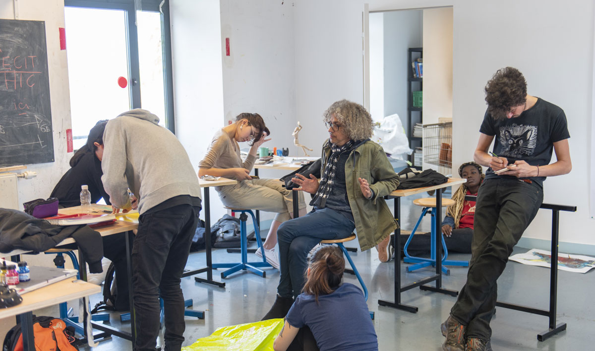 Déjà plus d’un mois que la nouvelle classe préparatoire aux concours d’entrée des grandes écoles d’art a ouvert ses portes, aux Ecoles municipales artistiques...