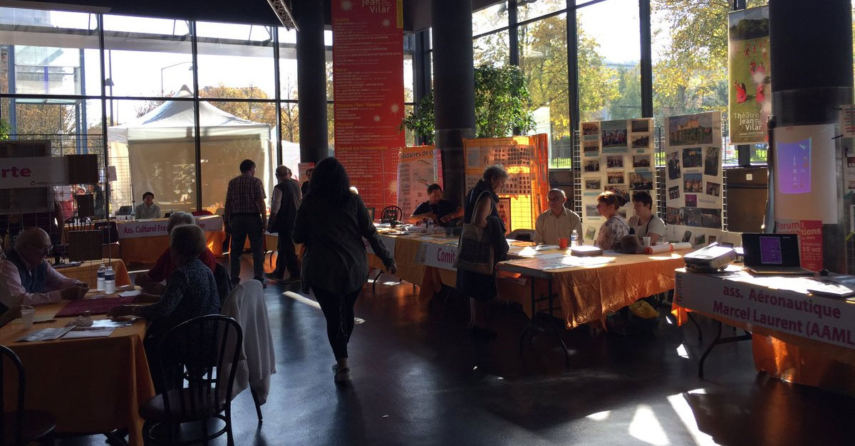 Forum des associations, dimanche 14 octobre, au théâtre Jean-Vilar.