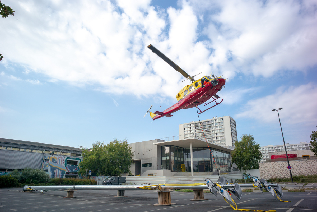 Heliportage Mats Eclairage
