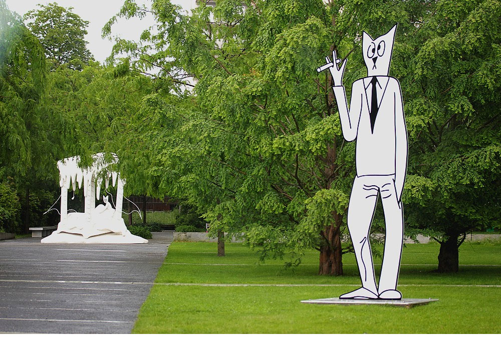 Le jardin Michel-Germa vous accueille, derrière le musée.