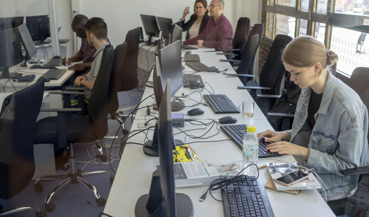 Le PoleS, structure pour l'insertion professionnelle via le numérique tisse sa toile en centre du projet coeur de ville.