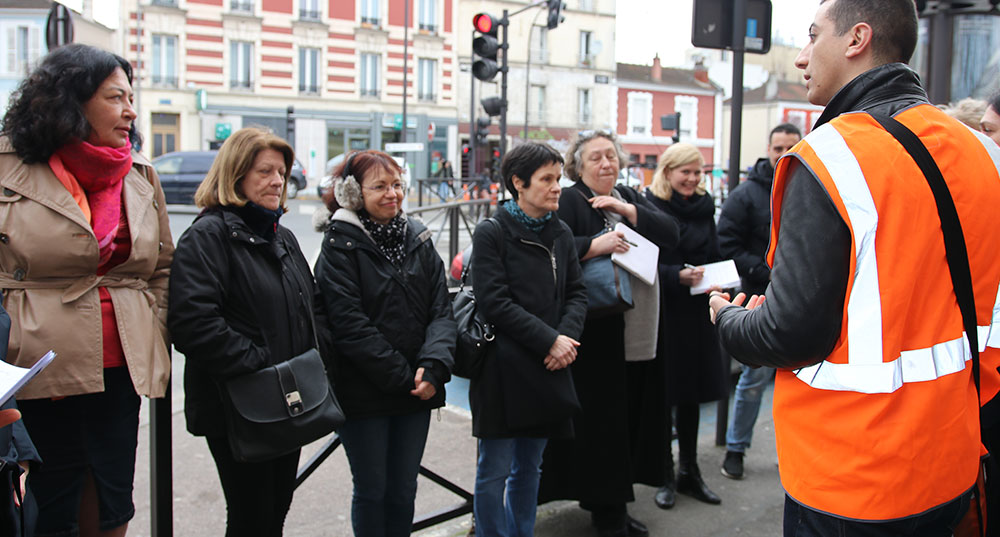 Le 26 mars, une dizaine de Vitriotes sont venues exprimer l’insécurité qu’elles ressentent, ou pas, dans la gare, accompagnées d'Isabelle Ougier, conseillère municipale déléguée aux droits des femmes.