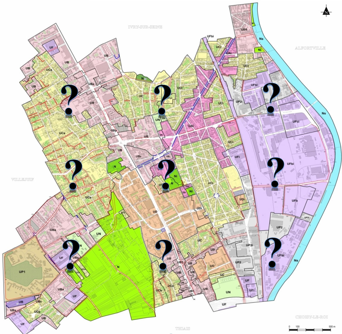 plan de vitry sur seine