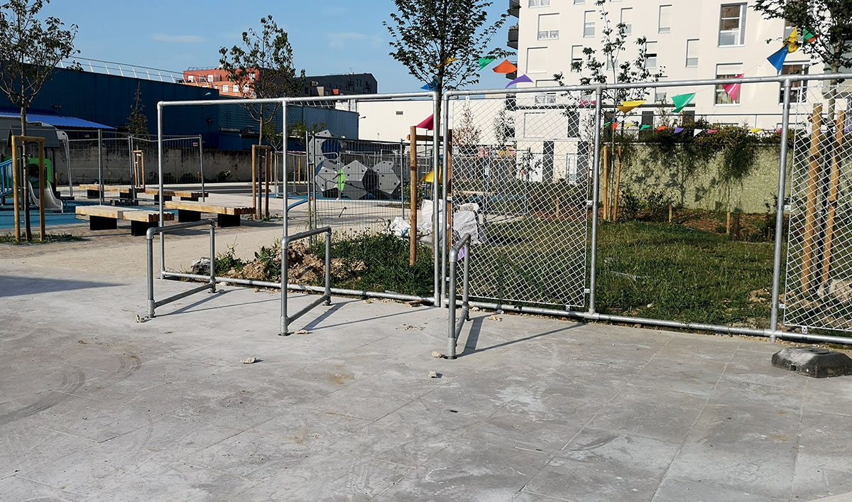 La requalification de la rue de la Fraternité vient en accompagnement de la mise en oeuvre du jardin Fraternité.