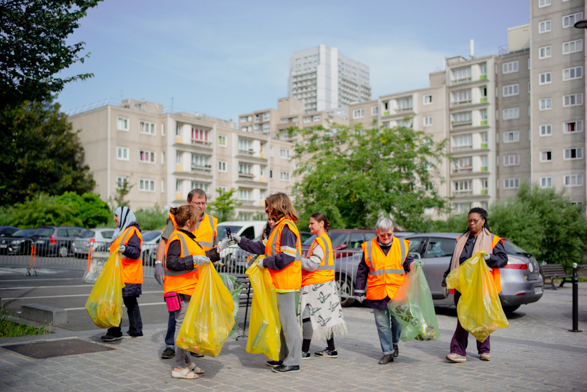 Ramassage citoyen des déchets à Vitry