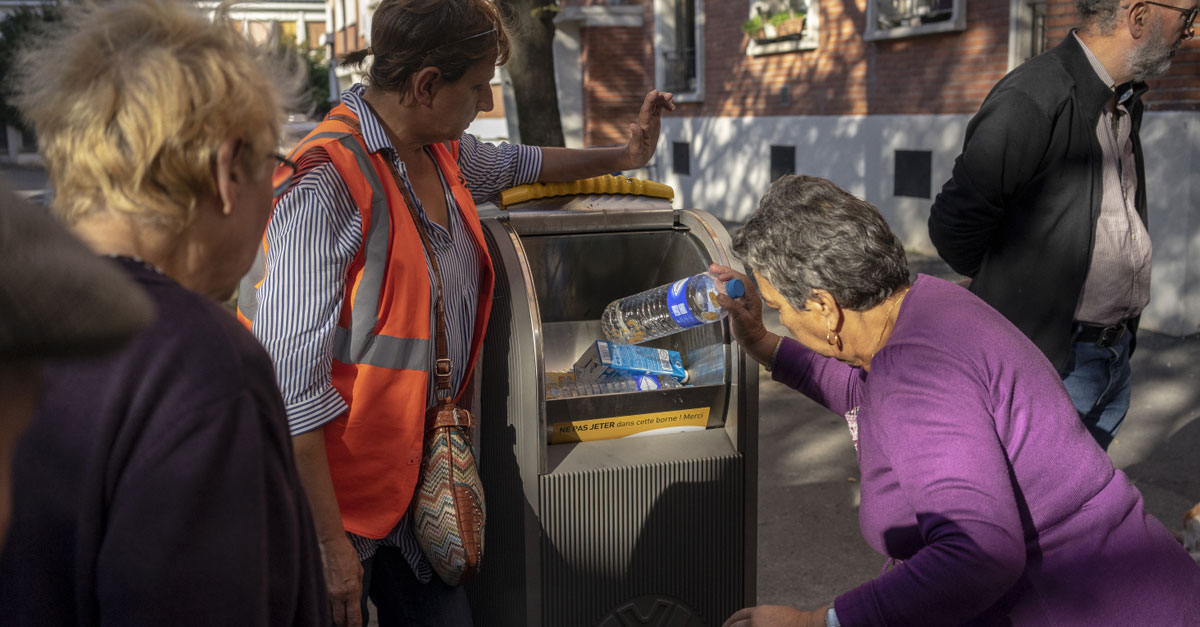 Le réseau de collecte pneumatique des déchets ménagers et recyclables a atteint ce 10 octobre la résidence Rosenberg de l’OPH.