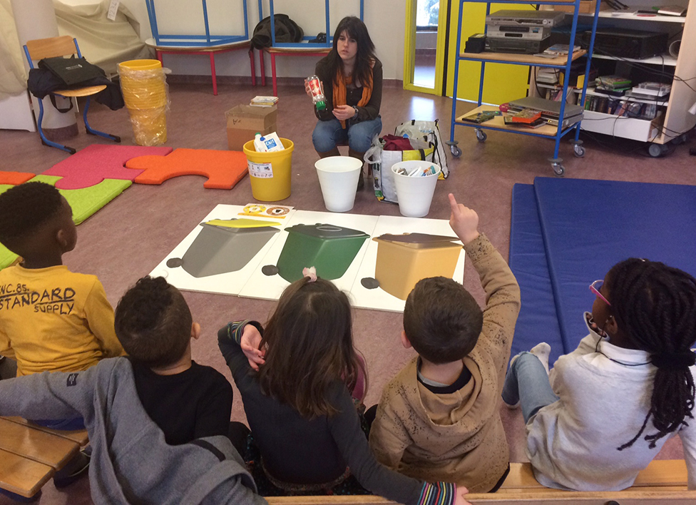 Enfants sensibilisation déchets