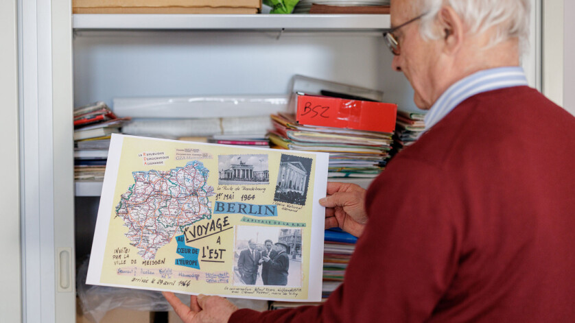 Jacky Guérin, trésorier du Comitéde jumelage de Vitry-sur-Seine © Alexandre Bonnemaison